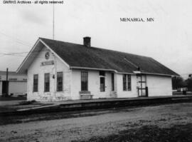 Great Northern Depot at Menahga, Minnesota, undated