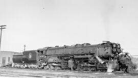 Great Northern Steam Locomotive 2035 at Hillyard, Washington, undated