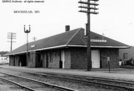 Great Northern Depot at Moorhead  , Minnesota, undated