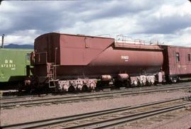 Great Northern Railway Water car X1823 at Whitefish, Montana in 1977.