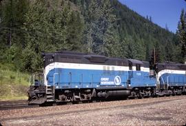 Great Northern Railway 729 at Essex, Montana in 1969.