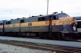 Great Northern Railway 501 at Vancouver, British Columbia in 1969.