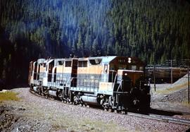 Great Northern Railway Train 78 at Marias Pass, Montana in 1969.