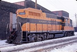 Great Northern Railway 904 at Minneapolis Junction, Minnesota in 1967.