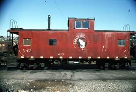 Great Northern Railway Caboose X-24 at Seattle, Washington.