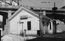 Great Northern Depot at Scenic , Washington, undated