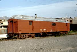 Great Northern Railway Outfit car X7838 at Wenatchee, Washington in 1984.