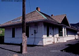 Great Northern Depot at Oroville, Washington, undated