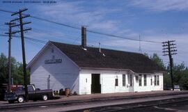 Great Northern Depot at Kelly Lake, Minnesota, 1980