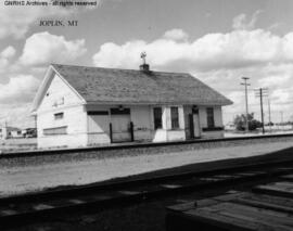 Great Northern Depot at Joplin, Montana, undated