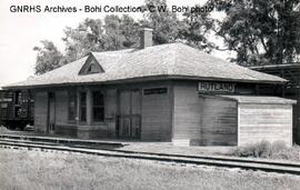 Great Northern Depot at Rutland, South Dakota, 1967