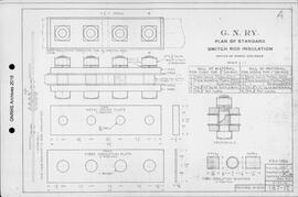 Great Northern Railway Standard Signal Plans; Insulation for Switch Rods, 1915