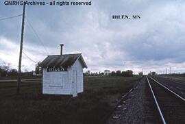 Great Northern Station Building at Ihlen, Minnesota, undated