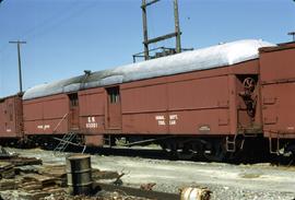 Great Northern Railway Outfit Car O3201 at Everett, Washington in 1972.