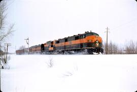 Great Northern Railway 507 at Coon Creek, Minnesota in 1967.