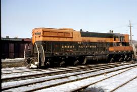 Great Northern Railway 567 at Minneapolis, Minnesota in 1969.