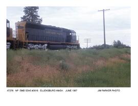 Northern Pacific Diesel Locomotive Number 3616, Ellensburg, Washington, 1967