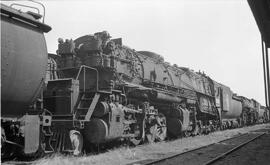 Great Northern Steam Locomotive 2056 at Superior, Wisconsin in 1959.