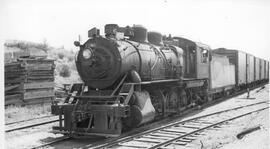 City of Portland Steam Locomotive 6 at Prineville, Oregon, 1949