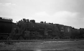 Great Northern Steam Locomotive 2502 at Saint Cloud, Minnesota in 1956.