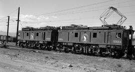 Great Northern Electric Locomotives 5006A and 5006B at Appleyard, Washington, undated