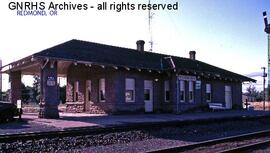 Spokane, Portland, and Seattle Railway Depot at Redmond, Oregon, undated