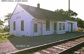 Great Northern Depot at Kindred, North Dakota, undated