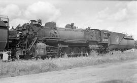 Great Northern Steam Locomotive 2188 at Saint Cloud, Minnesota in 1956.