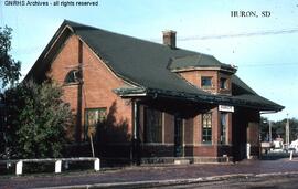 Great Northern Depot at Huron, South Dakota, undated