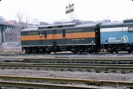 Great Northern Railway Heater Car HC11 at St. Paul, Minnesota.