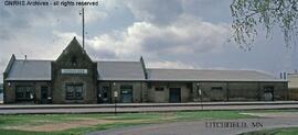 Great Northern Depot at Litchfield, Minnesota, undated