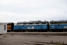 Great Northern Railway 366-A at Williston, North Dakota in 1969.