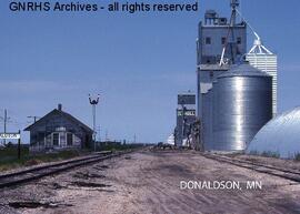 Great Northern Depot at Donaldson, Minnesota, undated