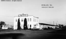 Great Northern freight house at Spokane, Washington, undated