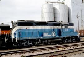 Great Northern Railway 2012 at Havre, Montana in 1969.