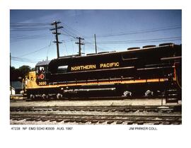 Northern Pacific Diesel Locomotive Number 3600, 1967