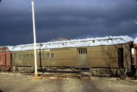 Great Northern Railway Passenger car 586 at Great Falls, Montana in 1972.