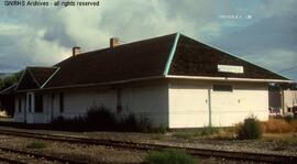 Great Northern Depot at Oroville, Washington, undated