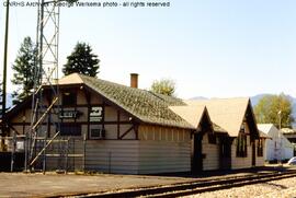 Great Northern Depot at Libby, Montana, 1990