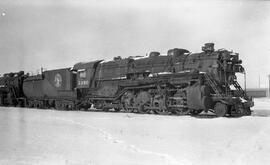 Great Northern Steam Locomotive 3390 at Saint Cloud, Minnesota, undated.