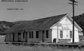 Great Northern Depot at Northport, Washington, undated