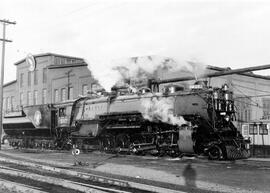 Great Northern Steam Locomotive 2117 at Hillyard, Washington, undated