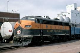 Great Northern Railway 363-C at Havre, Montana in 1969.