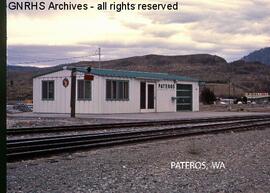 Great Northern Depot at Pateros, Washington, undated