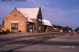 Great Northern Depot at Litchfield, Minnesota, undated