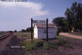 Great Northern Station Building at Nelson, Minnesota, undated