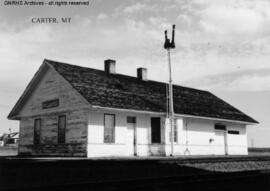 Great Northern Depot at Carter, Montana, undated