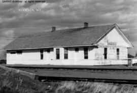 Great Northern Depot at Augusta, Montana, undated