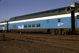 Great Northern Railway Passenger Car 1393 at Ellensburg, Washington in 1971.