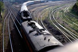 Great Northern Railway 358-B at Minneapolis, Minnesota in 1969.